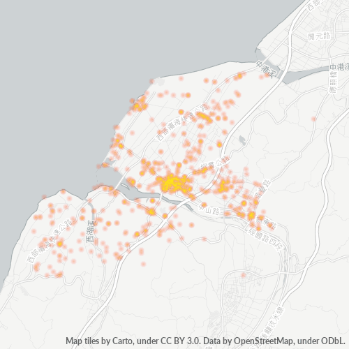 356 商業密度熱圖
