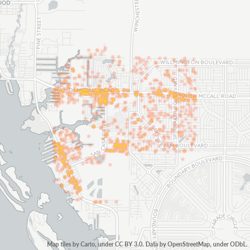 34224 Business Density Heatmap