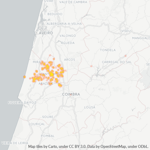 3060 Heatmap de Densidade da Empresa
