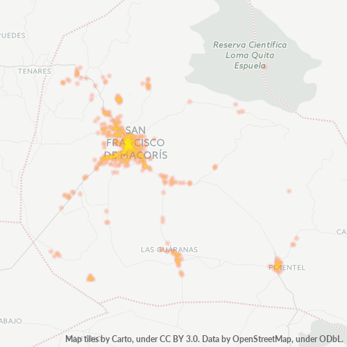 31000 Thermocarte de densité d'activité