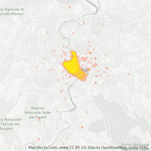 00186 Mappa di concentrazione per la densità di aziende