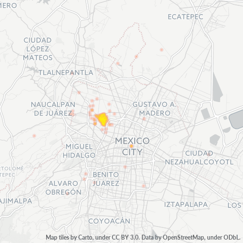 02800 Mapa de calor de densidad empresarial