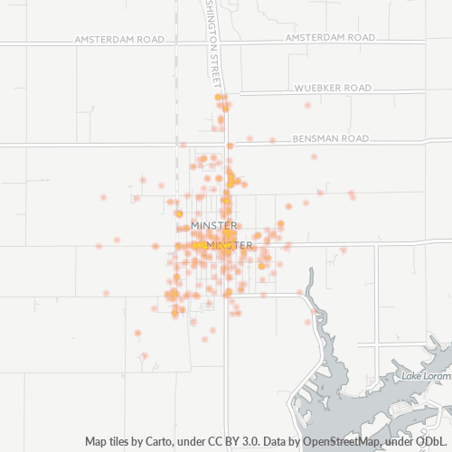 45865 Business Density Heatmap