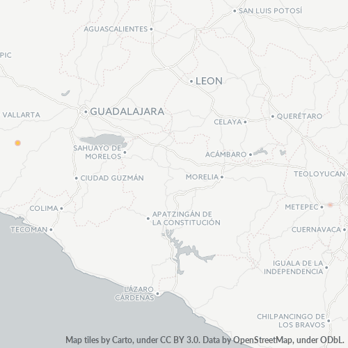 62740 Mapa de calor de densidad empresarial