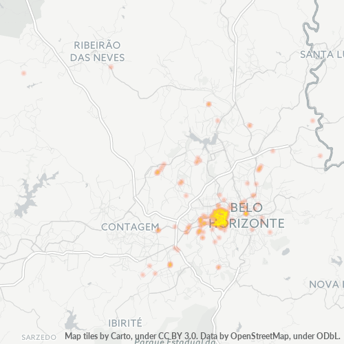 30410-000 Heatmap de Densidade da Empresa