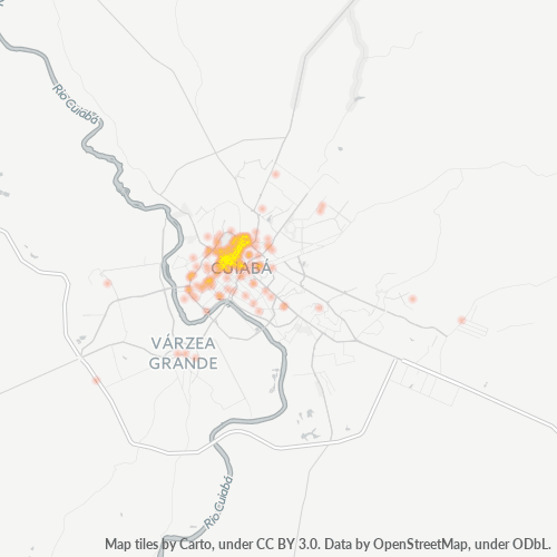 78045-000 Heatmap de Densidade da Empresa