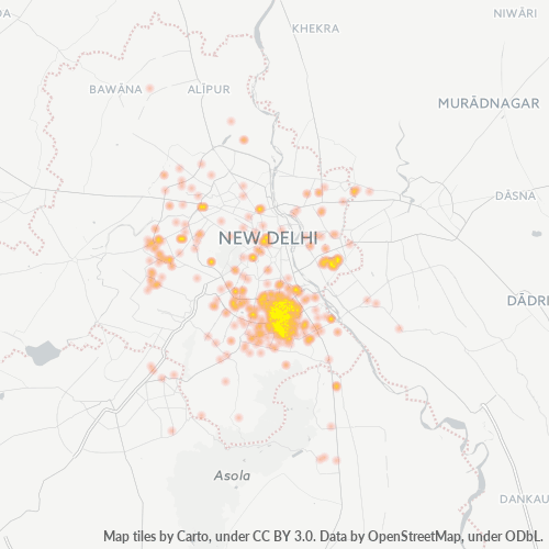 110048 व्यावसायिक घनत्व हीटमैप