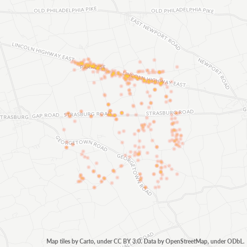 17562 Business Density Heatmap