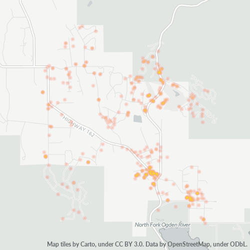 84310 Business Density Heatmap