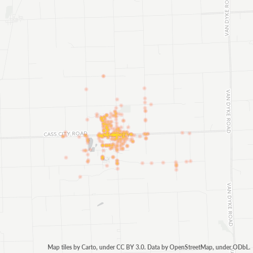48726 Business Density Heatmap