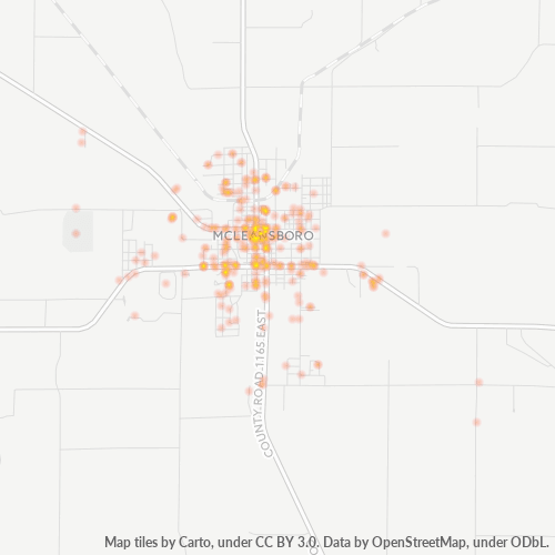 62859 Business Density Heatmap