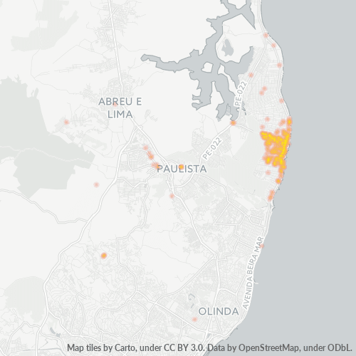 53437-000 Mapa de calor de densidad empresarial