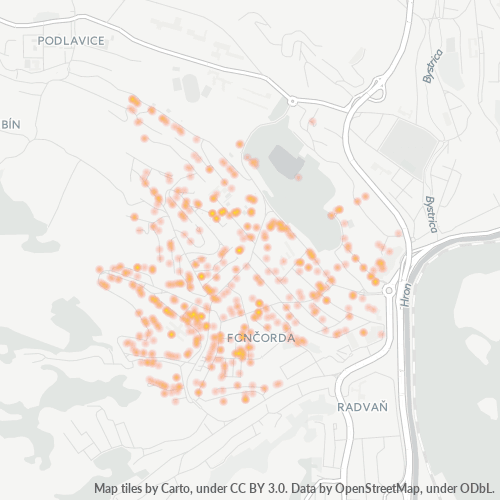 974 04 Teplotná mapa obchodnej hustoty