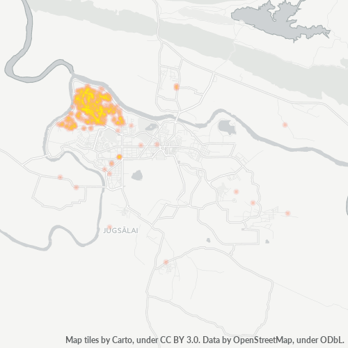 831011 Business Density Heatmap