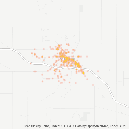 48875 Business Density Heatmap