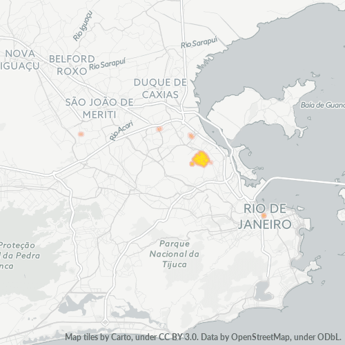 21073-000 Mapa de calor de densidad empresarial