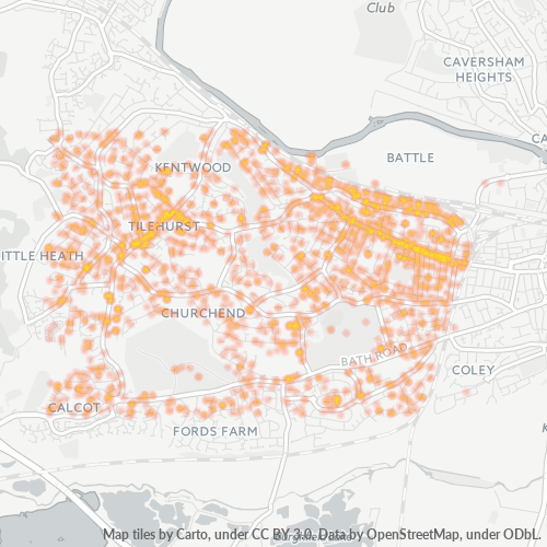 RG3 Business Density Heatmap