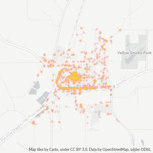 51442 Business Density Heatmap