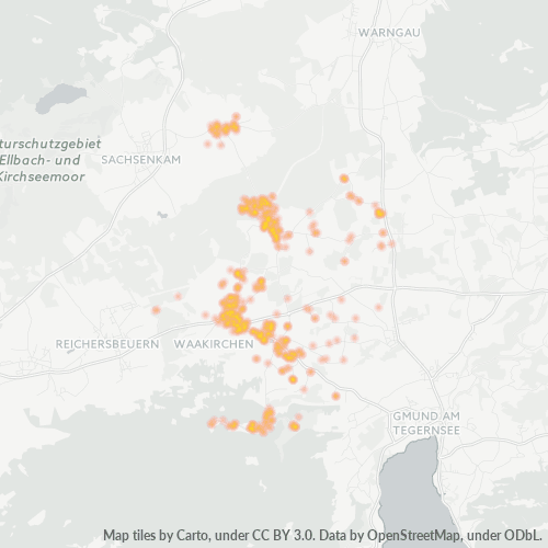 Heatmap für plz 83666