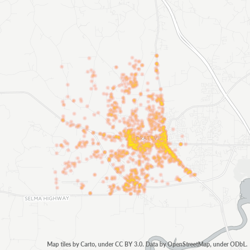 36067 Business Density Heatmap