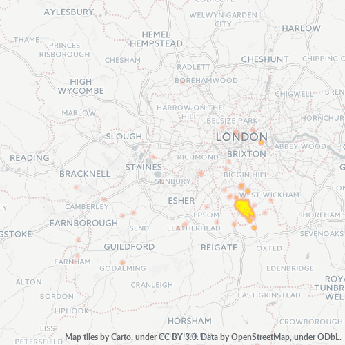 CR8 Business Density Heatmap