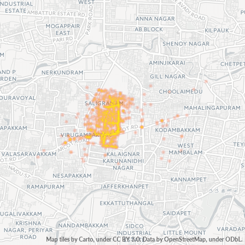 600093 Business Density Heatmap
