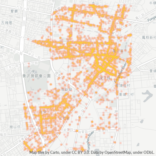 830 商業密度熱圖