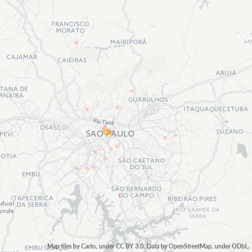 01220-000 Heatmap de Densidade da Empresa