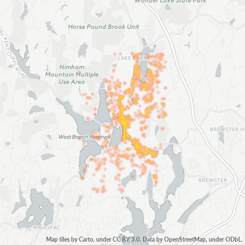 10512 Business Density Heatmap