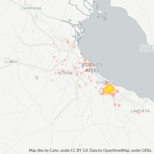 1884 Heatmap de Densidade da Empresa