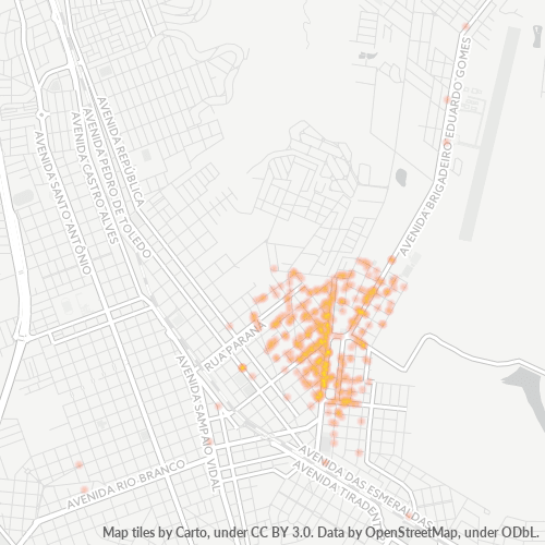 17515-000 Heatmap de Densidade da Empresa