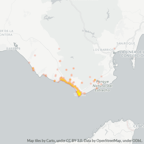 Mapa de calor para código postal 11380