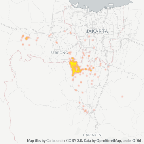 16517 Peta Panas Densitas Bisnis