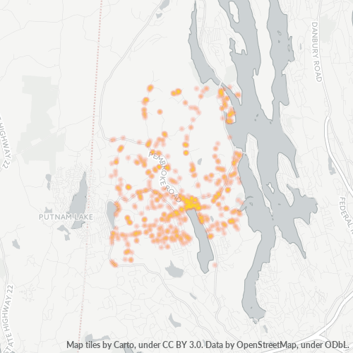 06812 Business Density Heatmap