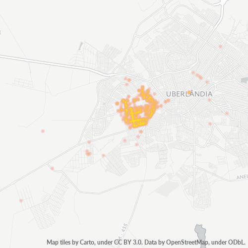 38413-000 Heatmap de Densidade da Empresa