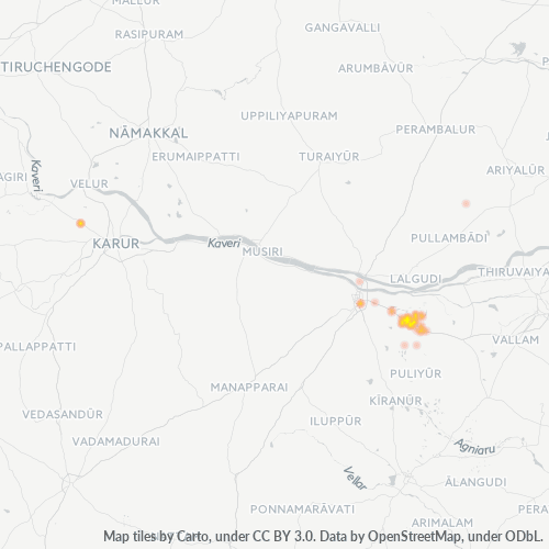 620015 Business Density Heatmap