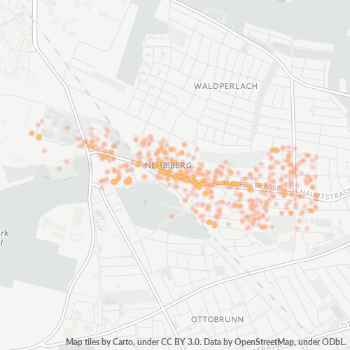 85579 Standortdichte-Heatmap