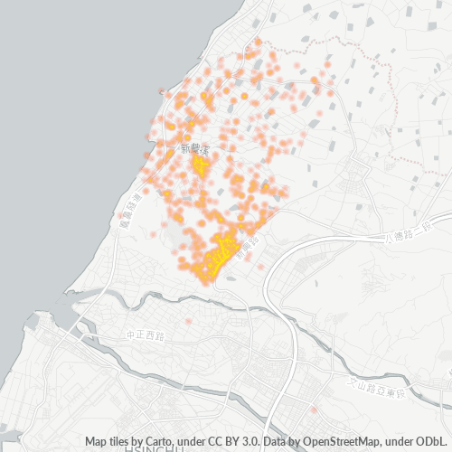 304 商業密度熱圖
