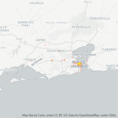20220-000 Mapa de calor de densidad empresarial