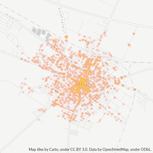 2700 Vállalati sűrűségi térkép