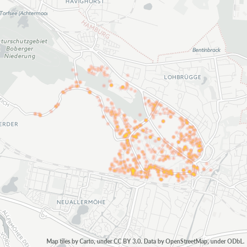21033 Standortdichte-Heatmap