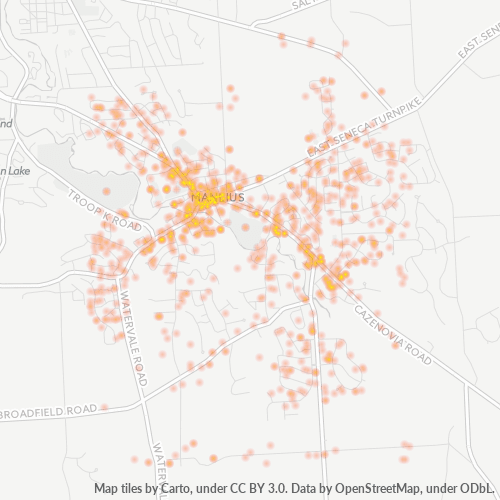 13104 Business Density Heatmap