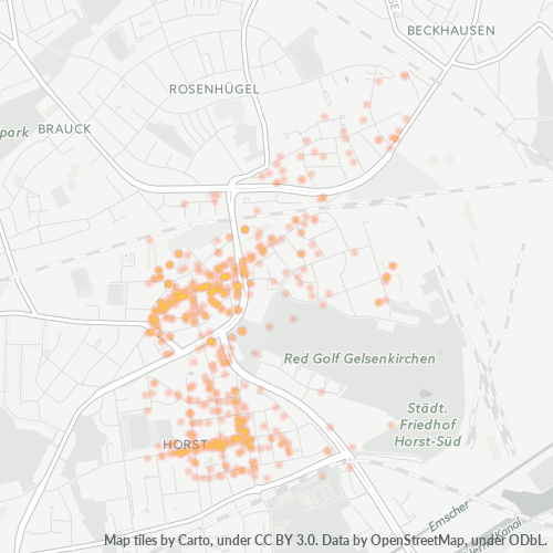 45899 Standortdichte-Heatmap