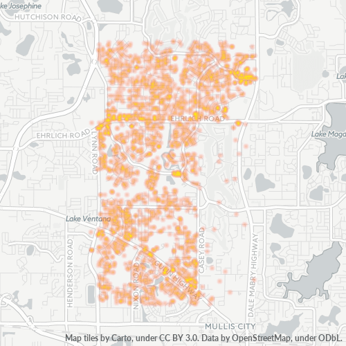 33624 Business Density Heatmap
