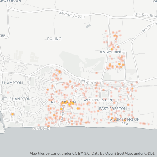 BN16 Business Density Heatmap