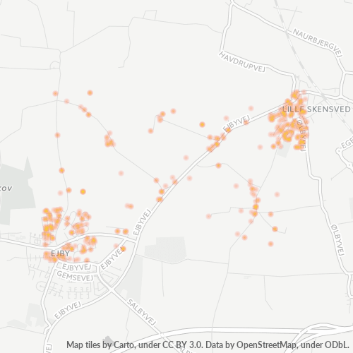 4623 Heatmap over forretningstæthed