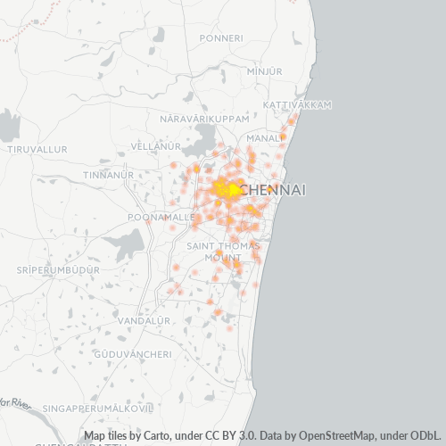 600102 Business Density Heatmap