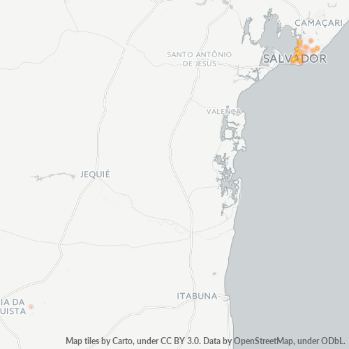 40020-000 Heatmap de Densidade da Empresa
