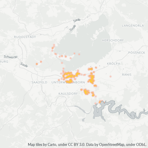 Heatmap für plz 07333