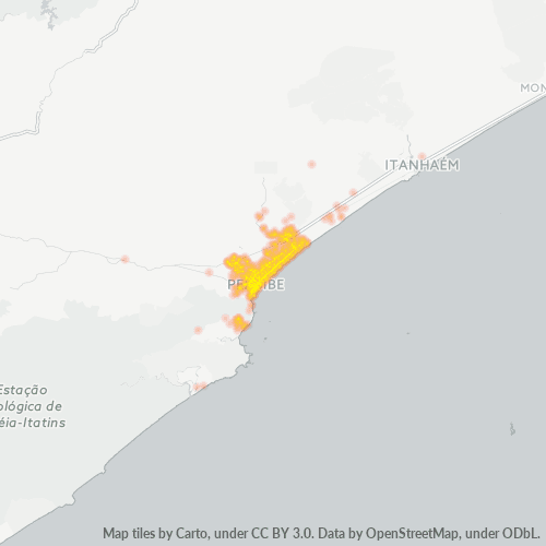 11750-000 Heatmap de Densidade da Empresa